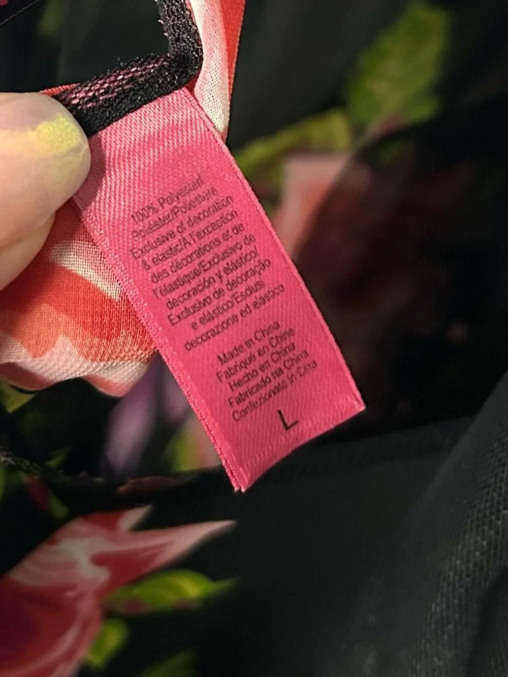 Betsey Johnson Babydoll Chemise Womens Large Floral Sheer Ruffle Coquette Dress‎